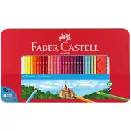 Faber-Castell: Sada farebných ceruziek v kovovej krabičke, 60 ks