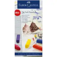 Faber-Castell: Sada mini suchých pasteliek, 24 ks