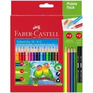 Faber-Castell: Súprava farebných ceruziek s papagájom, 24 kusov