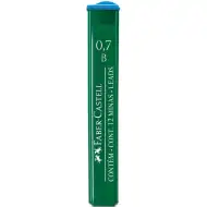 Faber-Castell: Železné náplne, 12 ks, 0,7 mm, B