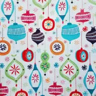 Farebné ozdoby vzorovaný baliaci papier 200x70 cm
