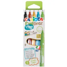 Fineliner Travel Selection 5-dielna sada ihlových fixiek 0,5 mm - Carioca