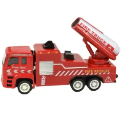 Fire Rescue Team: 4 kusová sada kovových hasičských áut. obrázok 5