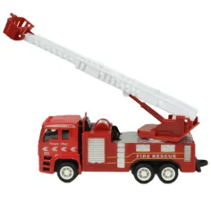Fire Rescue Team: 4 kusová sada kovových hasičských áut. obrázok 9