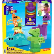 Fisher-Price: Dinosaurus stavebnica 24ks - Mega Bloks