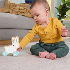 Fisher-Price: Drevený tili-toli zajačik - Mattel obrázok 3