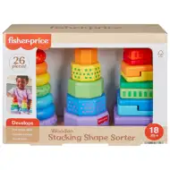 Fisher-Price Farebná triedička tvarov a stavebná pyramída - Mattel