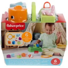 Fisher-Price: Krabička na triedenie tvarov s návnadou - Mattel