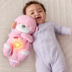 Fisher-Price: Ružový spinkajúci vydra s funkciami - Mattel obrázok 2