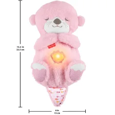 Fisher-Price: Ružový spinkajúci vydra s funkciami - Mattel obrázok 3