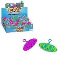 Flexi Fidget prívesok na kľúče v dvoch farbách 1ks