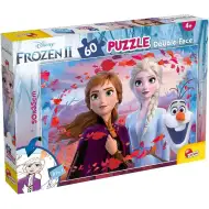 Frozen 2 2 v 1 60-dielne puzzle a omaľovánka 50x35 cm - Lisciani