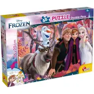 Frozen 2 v 1 s 48-dielnym puzzle a omaľovánkou 35x25 cm - Lisciani