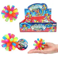 Fun dúhová svietiaca skákajúca loptička 1 ks