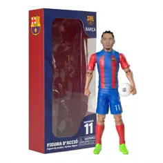 Futbalová akčná figúrka, 20 cm - Barcelona, Raphinha v drese s číslom 11