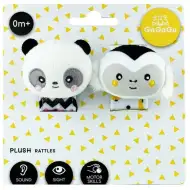 GaGaGu: Sada dvojitých hrkálok - Opica a Panda