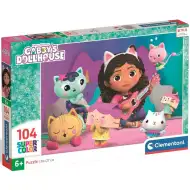 Gabby domček pre bábiky: Super Color Puzzle 104 dielikov - Clementoni