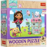 Gabi domček pre bábiky 24-dielna drevená skladačka - Trefl