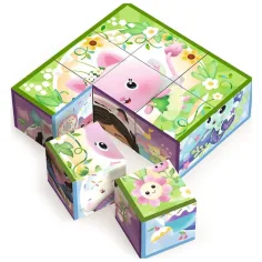 Gabbyho domček pre bábiky – 9-dielne kockové puzzle – Trefl obrázok 2
