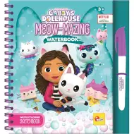 Gabi domček pre bábiky Meow-Mazing omaľovánka na maľovanie vodou - Lisciani