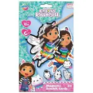 Gabi domčekové škrabacie obrázkové magnetky na chladničku, kreatívna súprava 10 ks