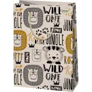 Green Grass Leví vzor veľká prémiová darčeková taška 26x14x33cm