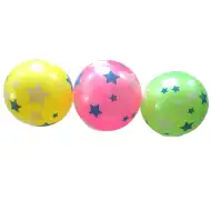Gumová lopta s hviezdnym vzorom 23 cm v rôznych variantoch