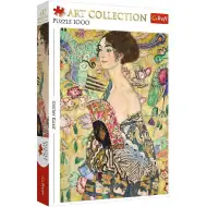 Gustav Klimt: Dáma s vejárom 1000-dielne puzzle - Trefl