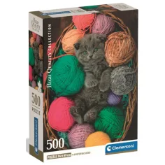 HQC Fluffy Kitten puzzle 500 dielikov - Clementoni