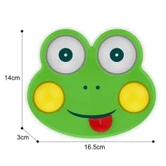 Happy World: Pop it! Ukludňujúca žaba kamarát vzdelávacia hračka pre bábätká obrázok 2