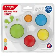 Happy World: Pop it! Utišujúci húsenkový kamarát, rozvíjajúca hračka pre bábätká