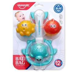 Happy World: Rybárska hra s morskými zvieratami ako kúpeľová hračka obrázok 3