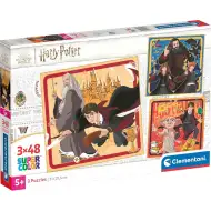 Harry Potter 3x48 ks Supercolor puzzle - Clementoni