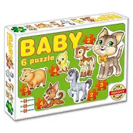 Baby puzzle Domáce zvieratká