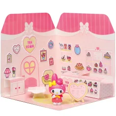Hello Kitty: Figúrka My Melody Tea Room s domčekom na nalepovanie - Comansi obrázok 3