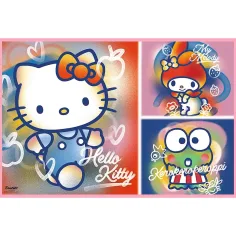 Hello Kitty a priatelia 2x200 puzzle - Trefl obrázok 2