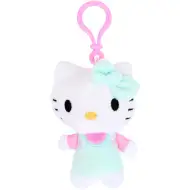 Hello Kitty plyšový prívesok na tašku, 12 cm - mätovo zelený