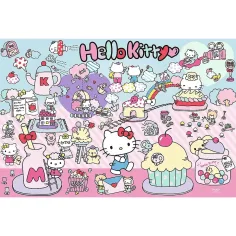 Hello Kitty svet 300-dielne puzzle - Trefl obrázok 2