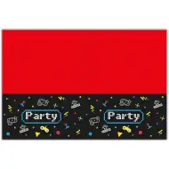 Herná podložka s červeno-čiernym vzorom, plastová, 120x180 cm