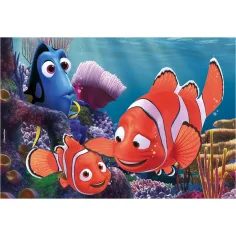 Hľadá sa Nemo 2 v 1 24-dielne puzzle a omaľovánka 50x35 cm - Lisciani obrázok 2