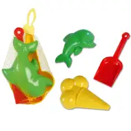 Lopatka s formičkami set do piesku - D-Toys