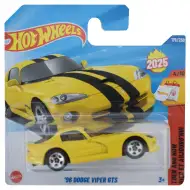 Hot Wheels: 96 Dodge Viper GTS žlté autíčko 1/64 - Mattel
