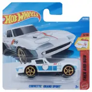 Hot Wheels: Corvette Grand Sport biele vintage autíčko 1/64 - Mattel