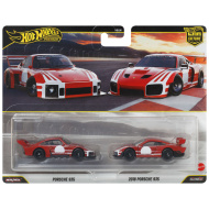 Hot Wheels: Deluxe Porsche 935 a 2018 Porsche 935 – balenie 2 ks autíčok 1/64 - Mattel