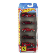 Hot Wheels Ferrari 5-dielna sada autíčok 1:64 – Mattel