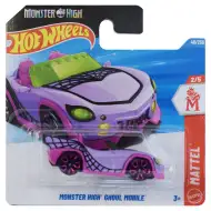 Hot Wheels: Monster High Ghoul Mobile fialové autíčko 1/64 - Mattel