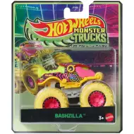 Hot Wheels Monster Trucks: Bashzilla autíčko svietiace v tme 1:64 – Mattel