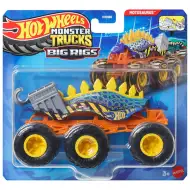 Hot Wheels Monster Trucks: Big Rigs šesťkolesový ťahač Motosaurus 1/64 – Mattel