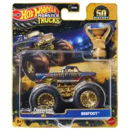 Hot Wheels Monster Trucks: Bigfoot šampión s malým autom a trofejou 1/64 - Mattel
