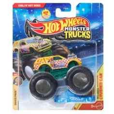 Hot Wheels Monster Trucks: Chili N’ Hot Dogs monster autíčko 1/64 – Mattel